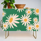 Retro Daisy pattern  Credenza Gallery Image 1
