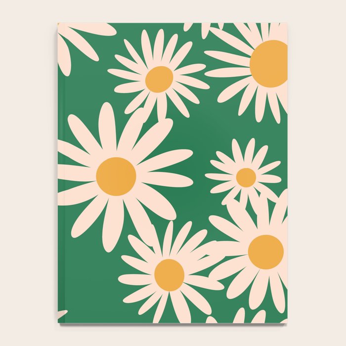 Retro Daisy pattern  Notebook Gallery Image 4