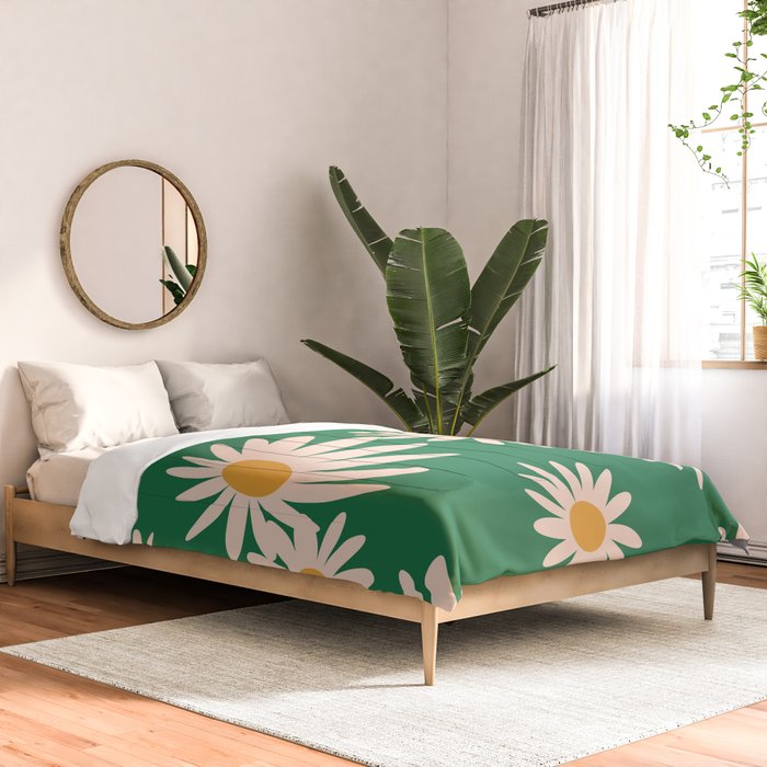 Retro Daisy pattern  Comforter Gallery Image 2