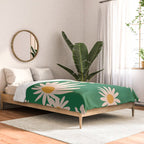 Retro Daisy pattern  Comforter Gallery Image 2