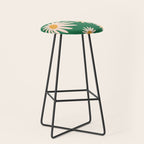 Retro Daisy pattern  Stool Gallery Image 1