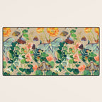 Floral Luna Moth Desk Mat Gallery Image 3