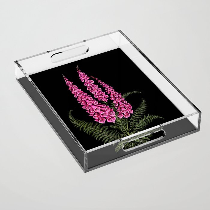 Foxglove and Fern Acrylic Tray Gallery Image 1