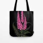 Foxglove and Fern Tote Bag Gallery Image 1