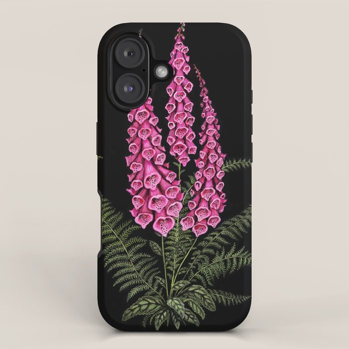 Foxglove and Fern iPhone Case Gallery Image 1