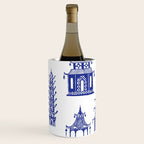 Chinoiserie Temple Pagodas Wine Chiller Gallery Image 3