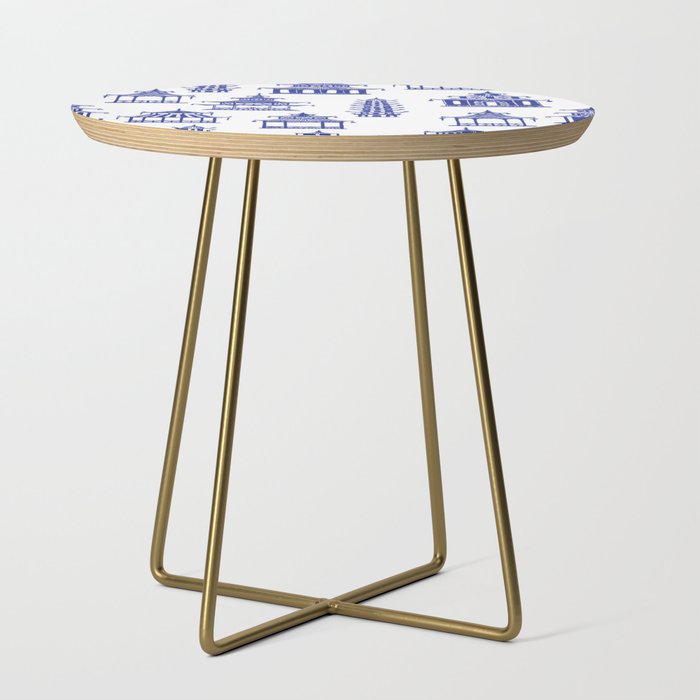 Chinoiserie Temple Pagodas Side Table Gallery Image 1