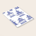 Chinoiserie Temple Pagodas Notebook Gallery Image 3