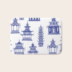 Chinoiserie Temple Pagodas Bath Mat Gallery Image 1