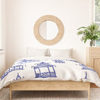 Chinoiserie Temple Pagodas Duvet Cover Gallery Image 3
