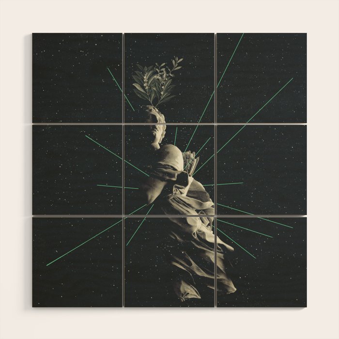 Marbled Dignity Wood Wall Art Gallery Image 1
