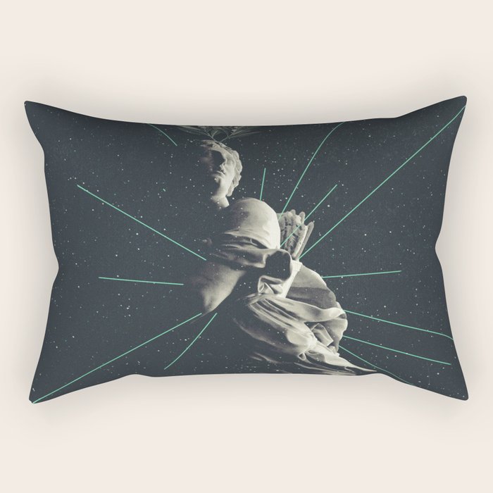 Marbled Dignity Rectangular Pillow Gallery Image 1