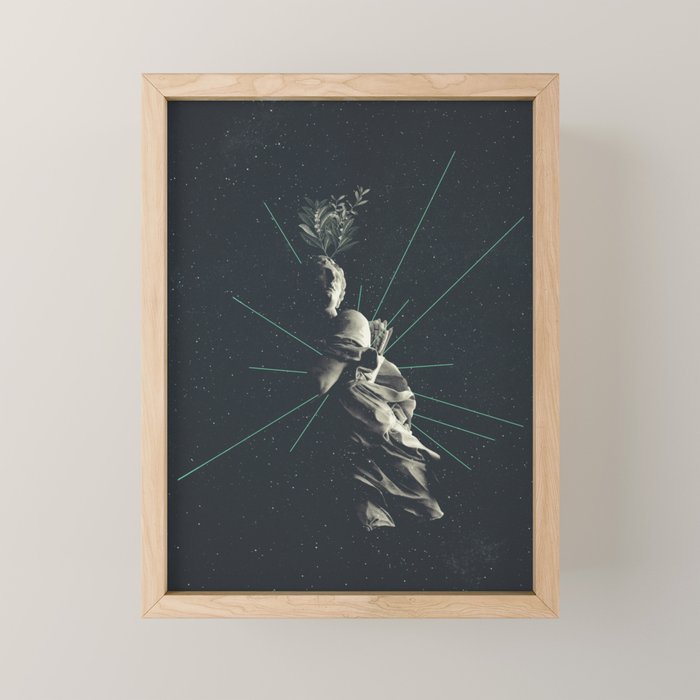 Marbled Dignity Mini Art Print Gallery Image 1