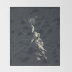 Marbled Dignity Throw Blanket Gallery Image 2