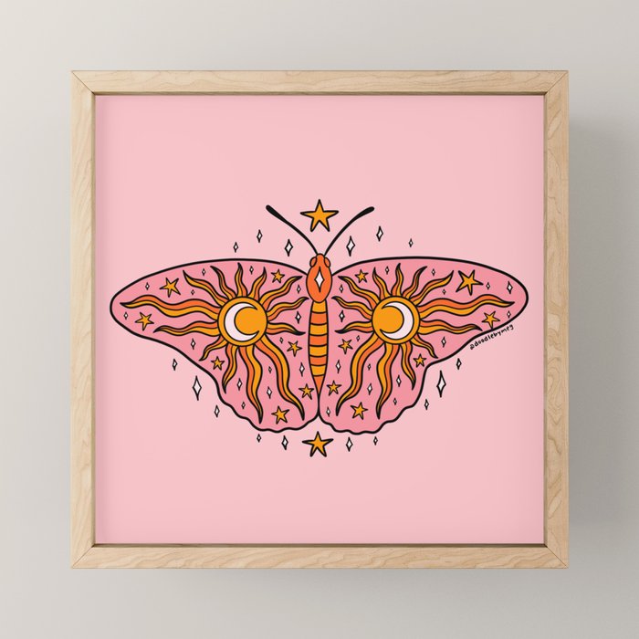 Spooky Butterfly Mini Art Print Gallery Image 1
