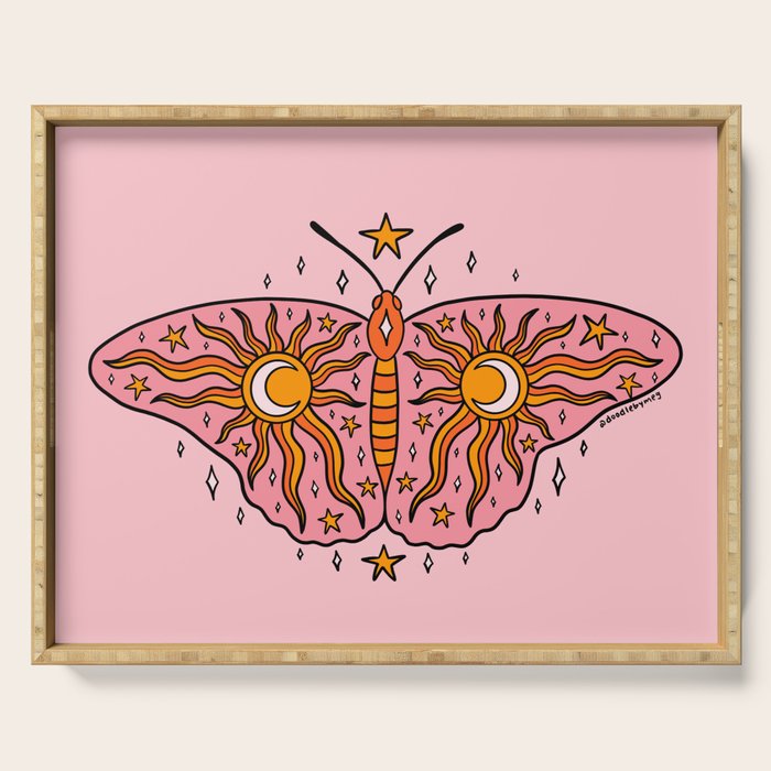 Spooky Butterfly Serving Tray Gallery Image 1