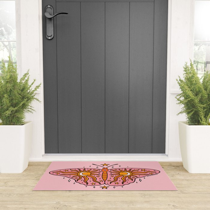 Spooky Butterfly Welcome Mat Gallery Image 3