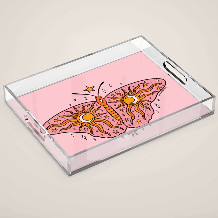 Spooky Butterfly Acrylic Tray Gallery Image 1