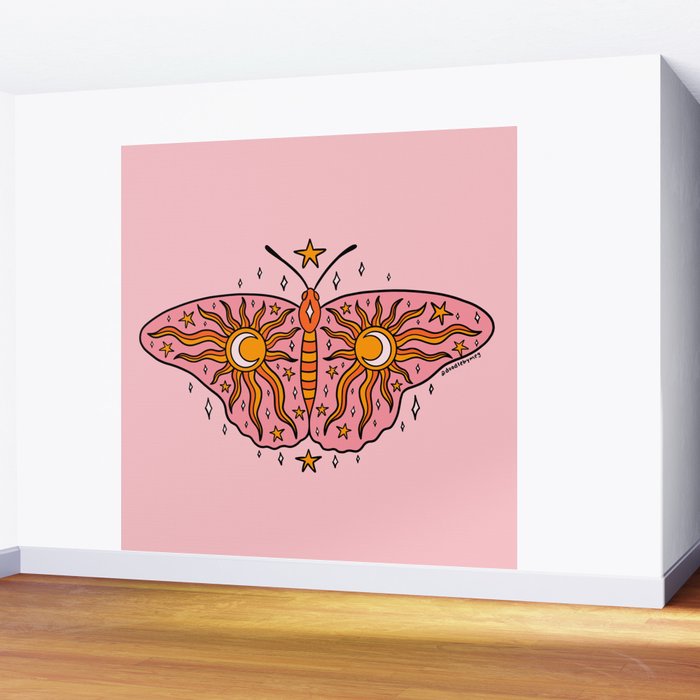Spooky Butterfly Wall Mural Gallery Image 2