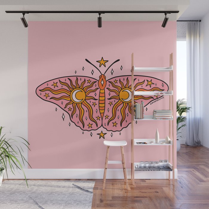 Spooky Butterfly Wall Mural Gallery Image 1