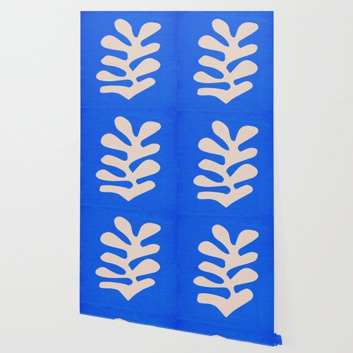Chathams Blue: Wild Leaf | Matisse Foliage Paper Cutouts 02 Wallpaper Gallery Image 2