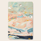 abstraction landscape in pastels Cutting Board Gallery Image 1