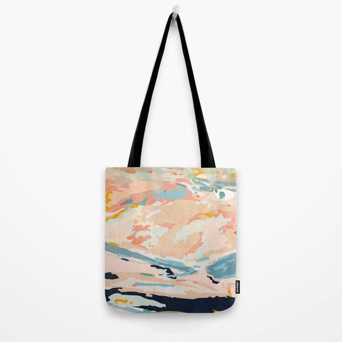 abstraction landscape in pastels Tote Bag Gallery Image 2