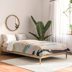 abstraction landscape in pastels Comforter Gallery Image 2