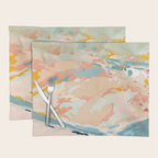 abstraction landscape in pastels Placemat Gallery Image 1