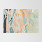 abstraction landscape in pastels Rug Gallery Image 2
