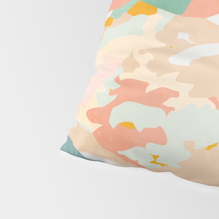 abstraction landscape in pastels Pillow Sham Gallery Image 4