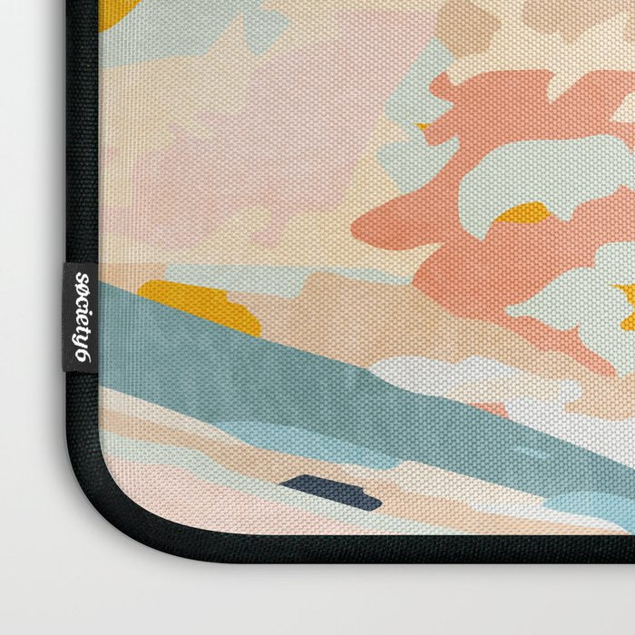abstraction landscape in pastels Laptop Sleeve Gallery Image 3