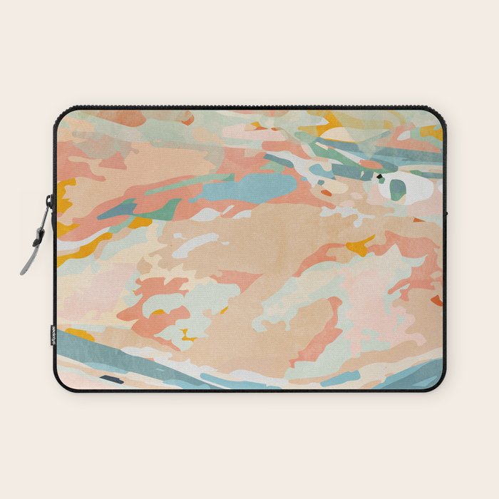 abstraction landscape in pastels Laptop Sleeve Gallery Image 1