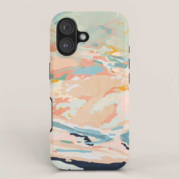 abstraction landscape in pastels iPhone Case Gallery Image 1