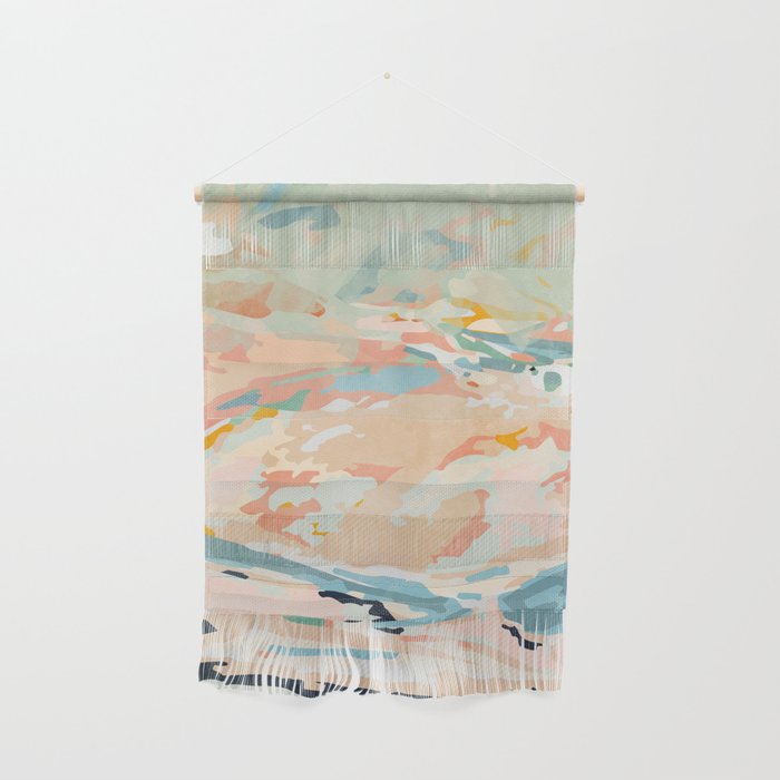 abstraction landscape in pastels Wall Hanging Gallery Image 1