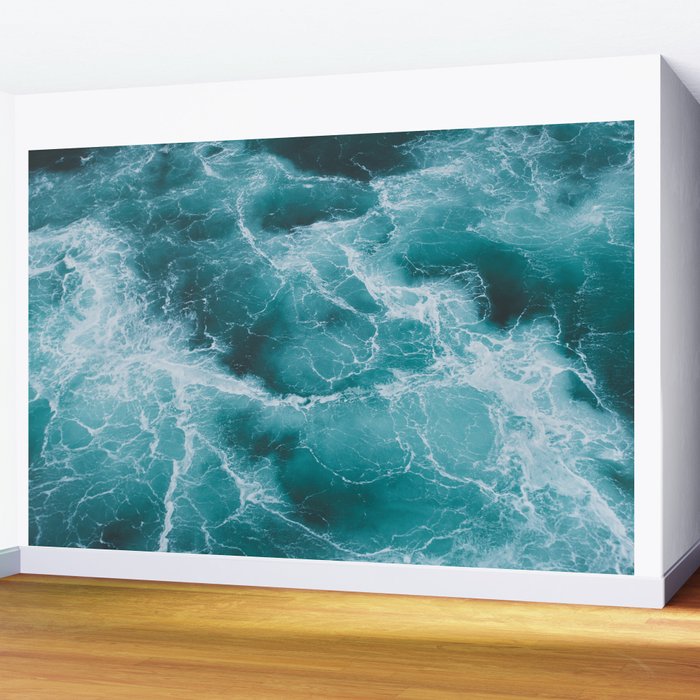 Electric Ocean Wall Mural Gallery Image 2