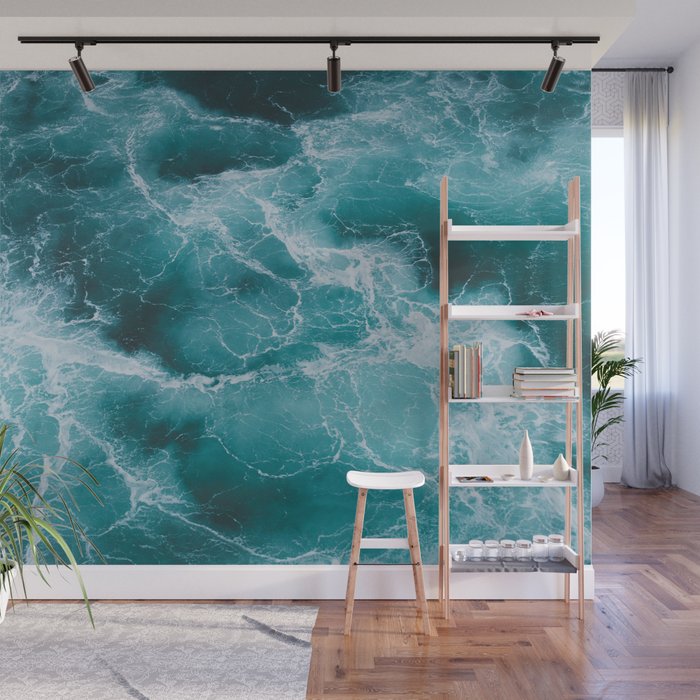 Electric Ocean Wall Mural Gallery Image 1