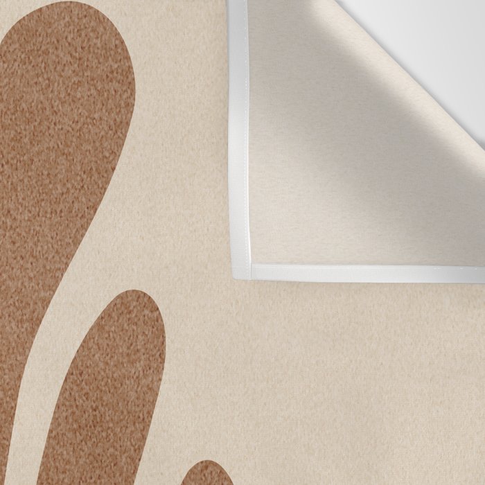 Coral Leaf: Matisse Taupe Brown Edition Wall Tapestry Gallery Image 3