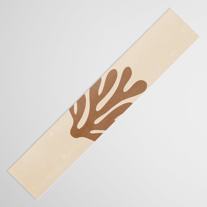 Coral Leaf: Matisse Taupe Brown Edition Table Runner Gallery Image 3