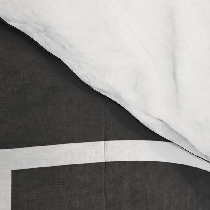 abstract line art face Comforter Gallery Image 4