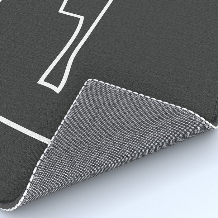 abstract line art face Rug Gallery Image 4