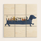 starlight chien Wood Wall Art Gallery Image 1