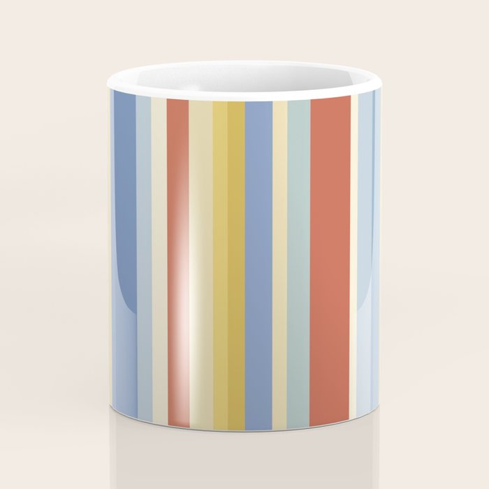 Classic Stripes VIII - 70s Summer Coffee Mug Gallery Image 4