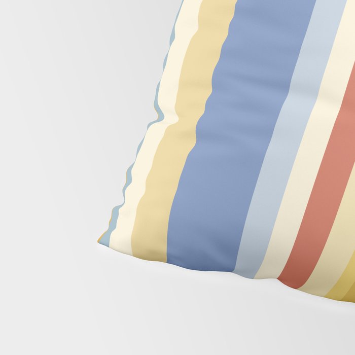 Classic Stripes VIII - 70s Summer Pillow Sham Gallery Image 4