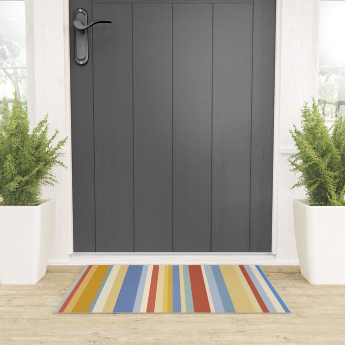 Classic Stripes VIII - 70s Summer Welcome Mat Gallery Image 3