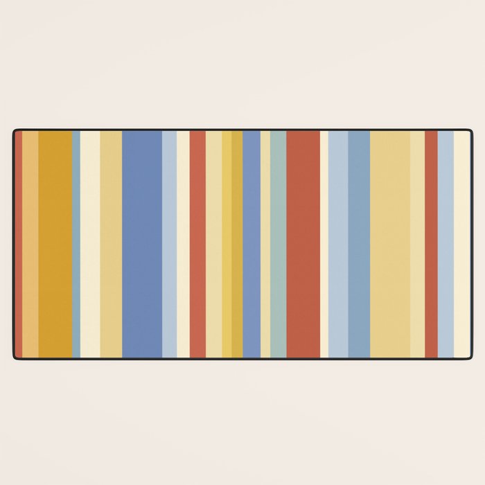 Classic Stripes VIII - 70s Summer Desk Mat Gallery Image 3