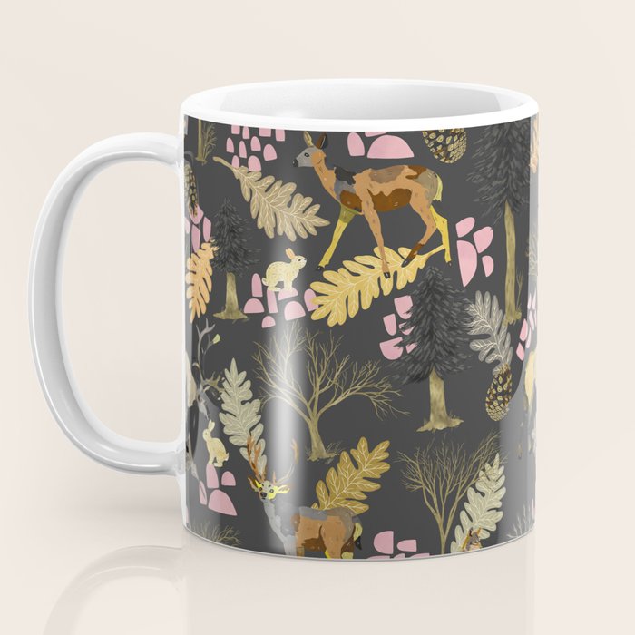 Colorful forest animals F Coffee Mug Gallery Image 3