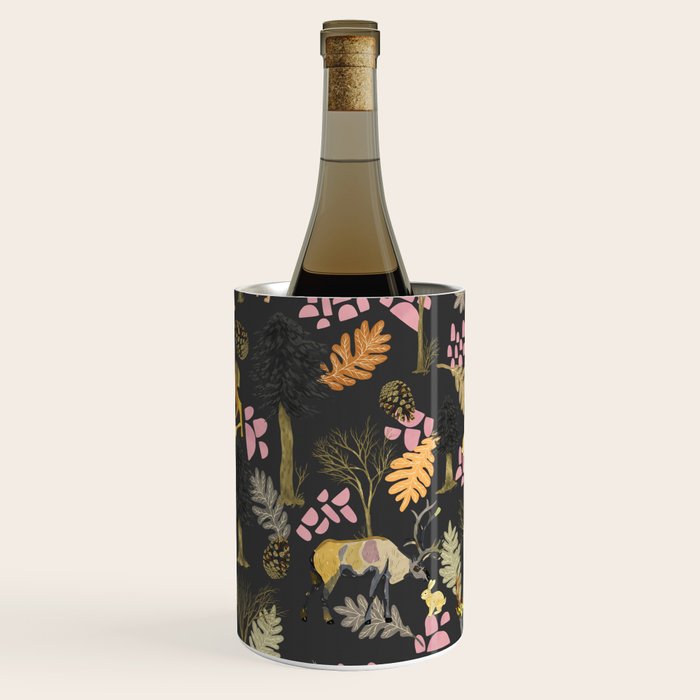 Colorful forest animals F Wine Chiller Gallery Image 1