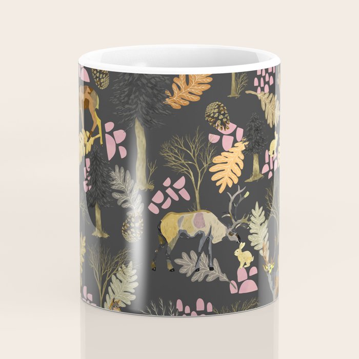 Colorful forest animals F Coffee Mug Gallery Image 4