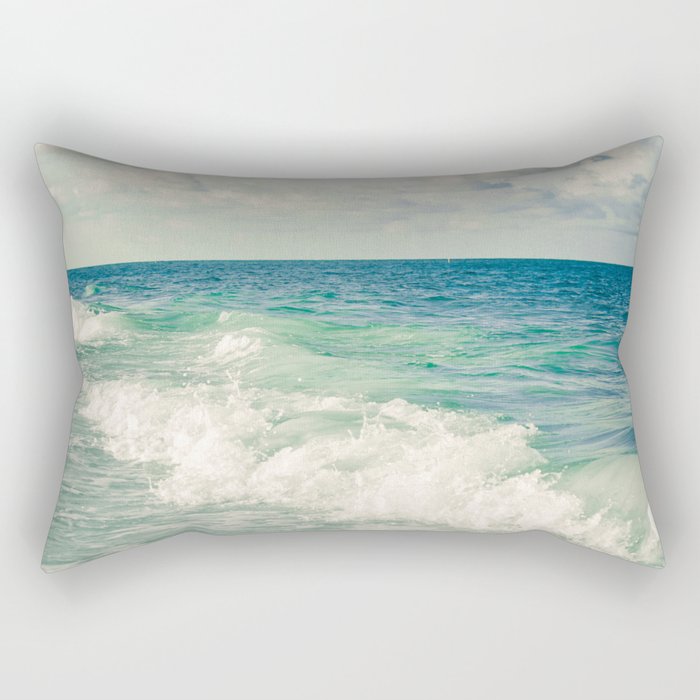 Tropical Beach Bliss Rectangular Pillow Gallery Image 2
